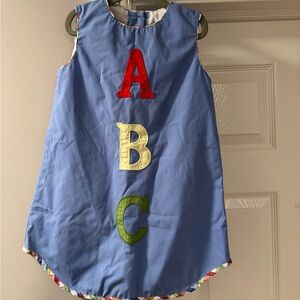 The Beaufort Bonnet Company Blue ABC Dress